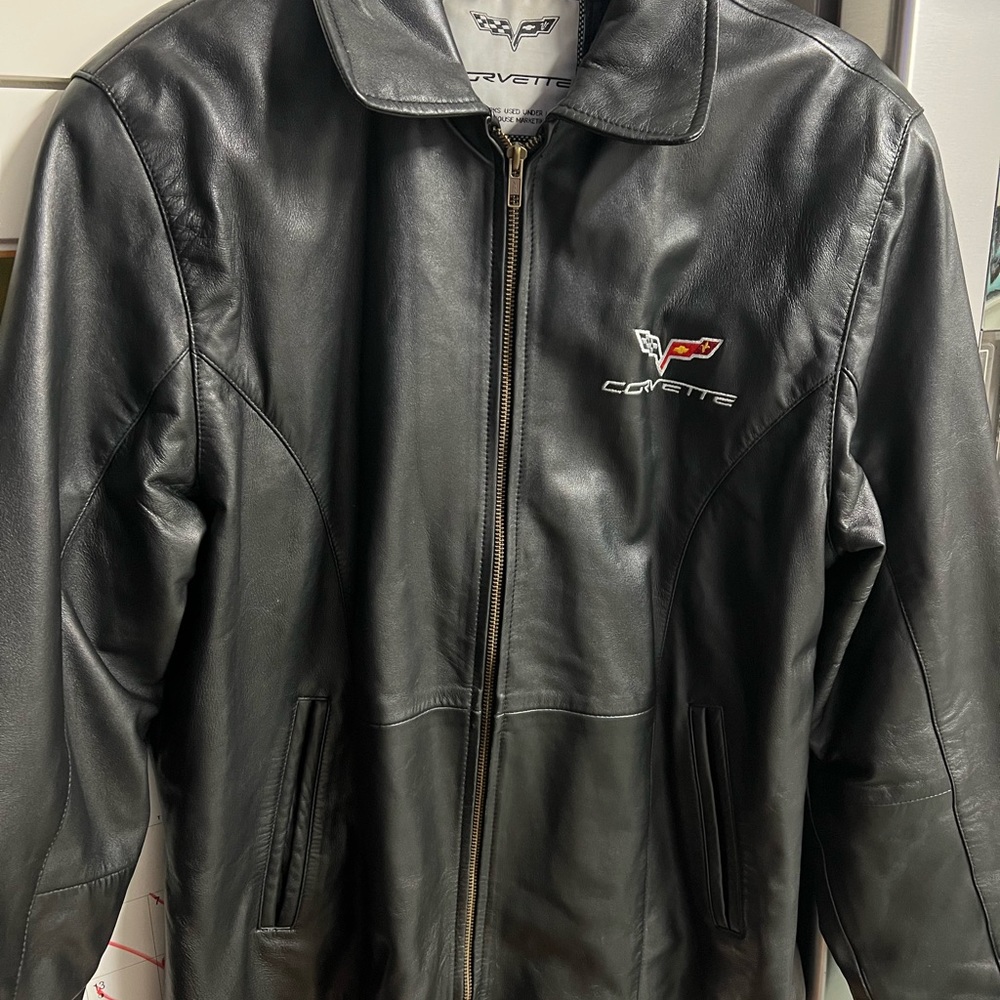 Leather coat